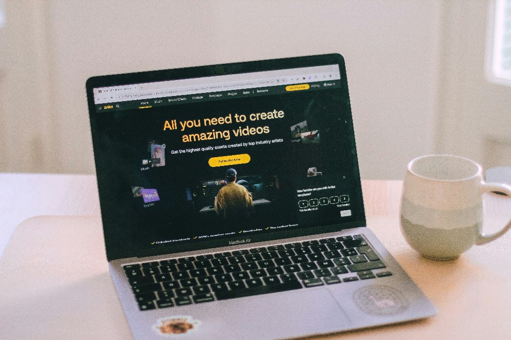Professional website design conveying trust