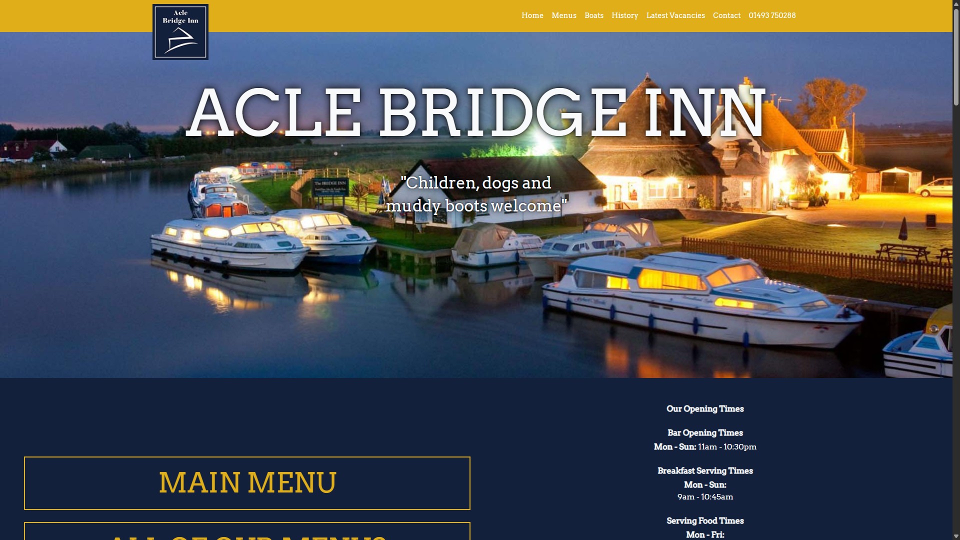 Web design example 3